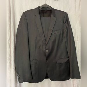 Zara Dark Gray Mens Jacket and Pants Suite